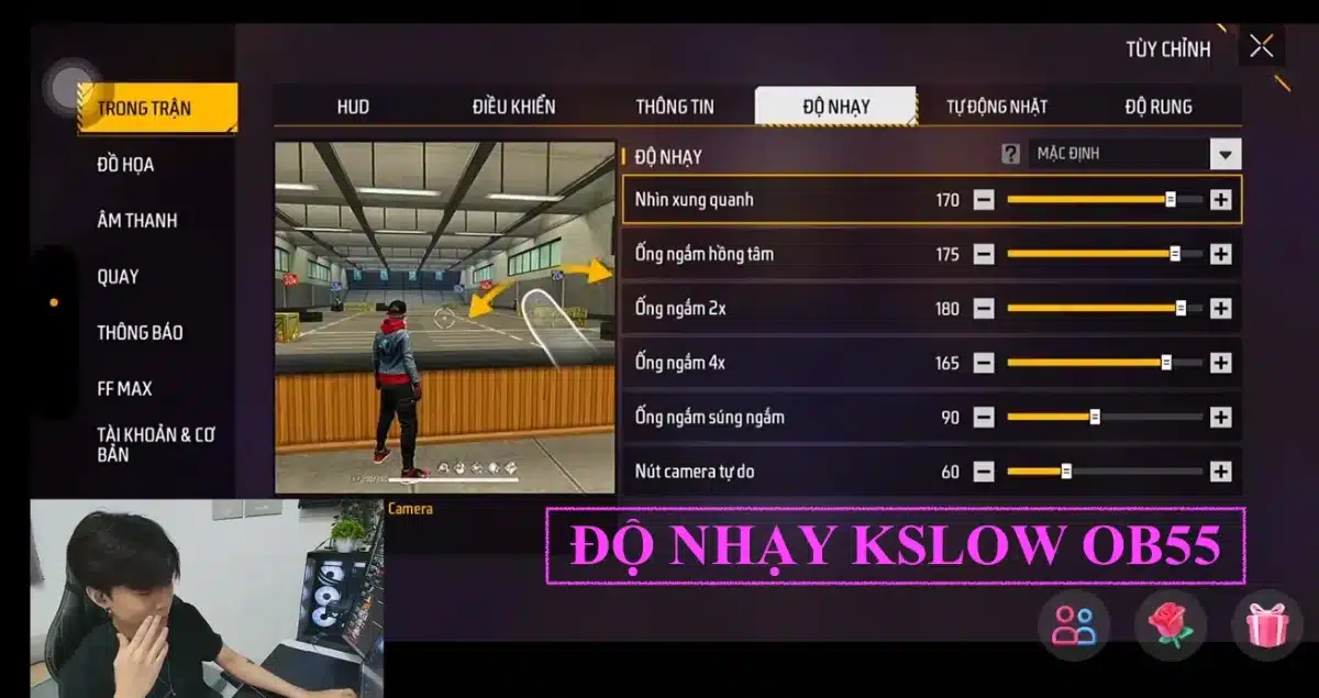 Độ Nhạy KSLOW OB55