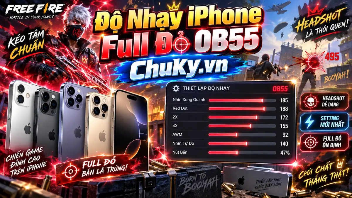 Độ Nhạy iPhone OB55